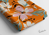Digital printed semi cotton lilen fabric